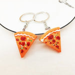 BFF Pizza Keychain