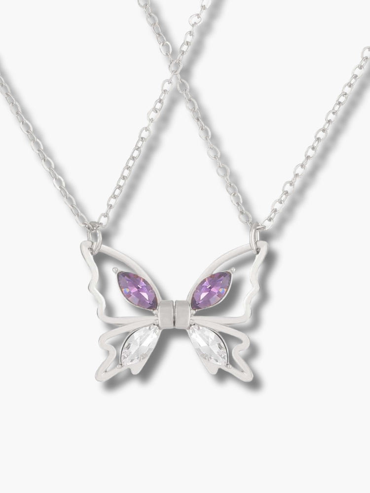 Best Friend Butterfly Necklaces