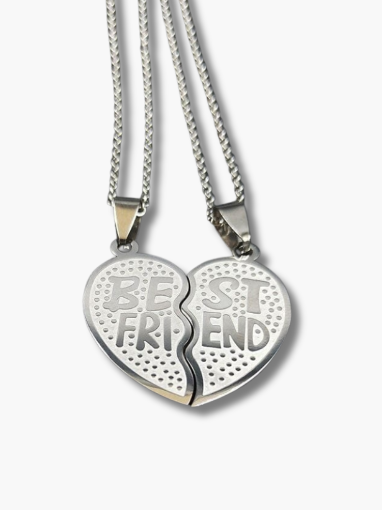 Best Friend Half Heart Necklace