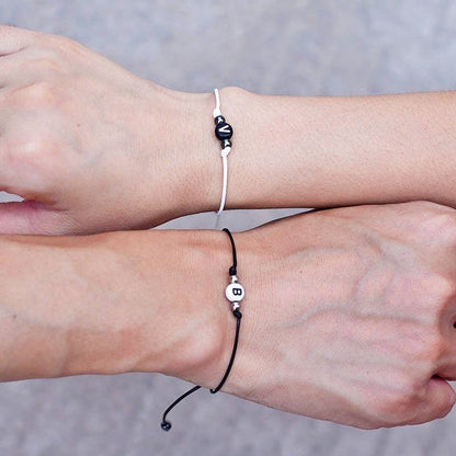 Best Friend Initial Bracelets