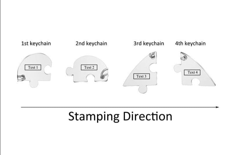 Best Friend Keychains Personalized