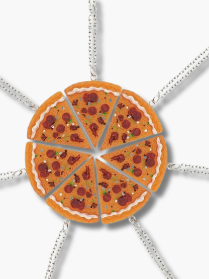 Best Friend Pizza Necklace