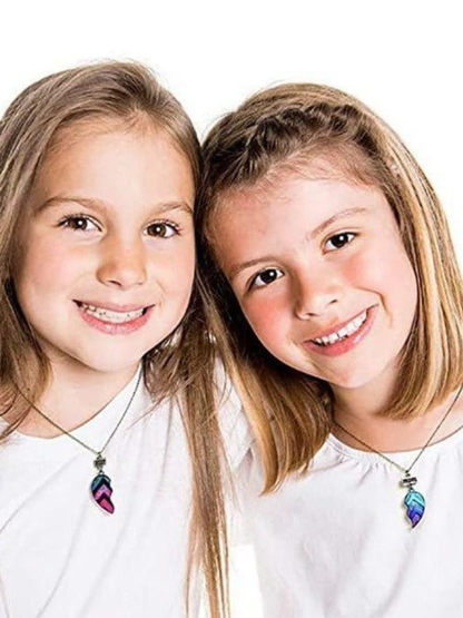 Best Friends Split Heart Necklace