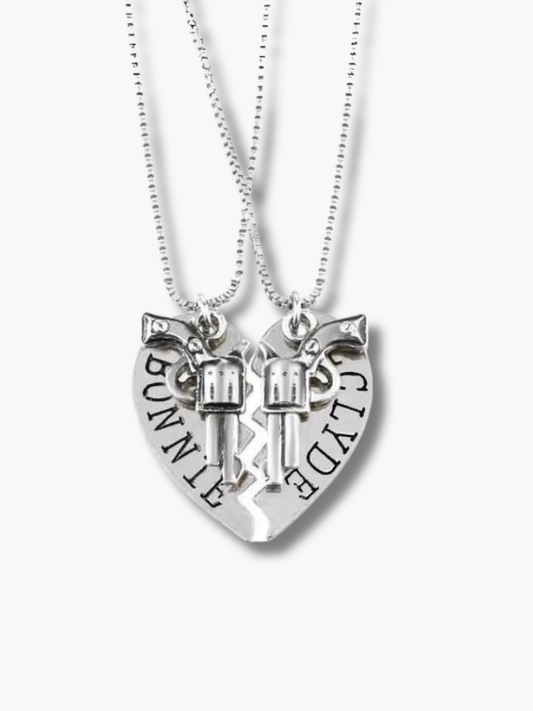 Bonnie & Clyde Matching Necklaces