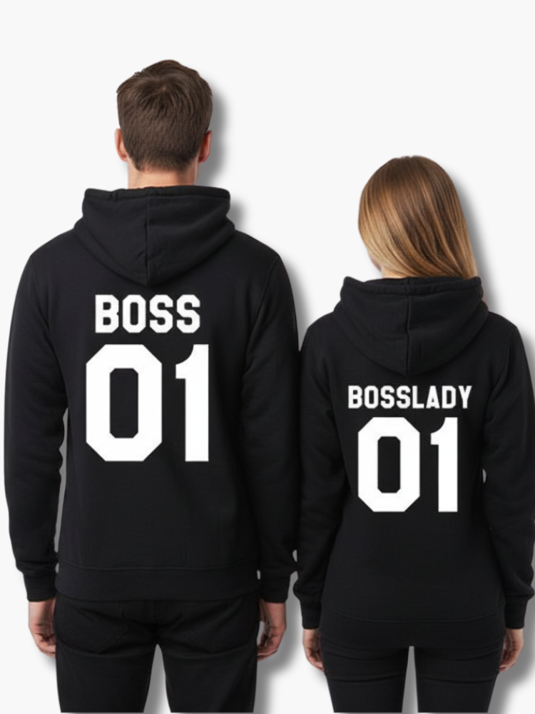 Boss & Bosslady Couple Hoodies