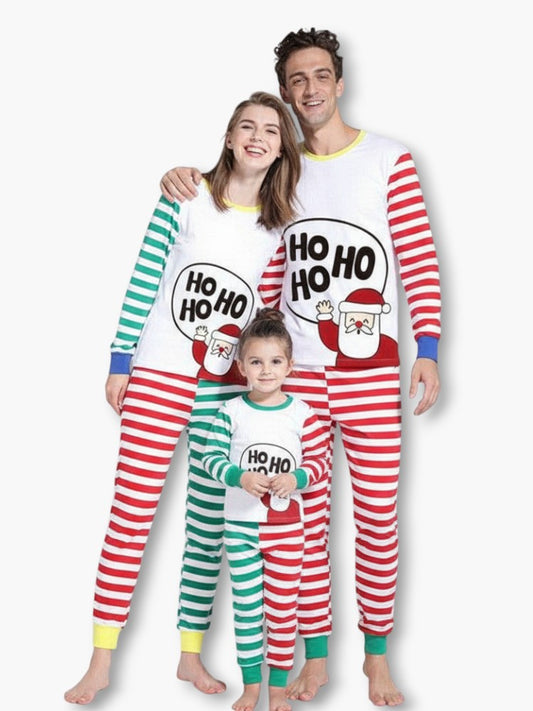 Christmas Family Ho Ho Ho Pajamas Set