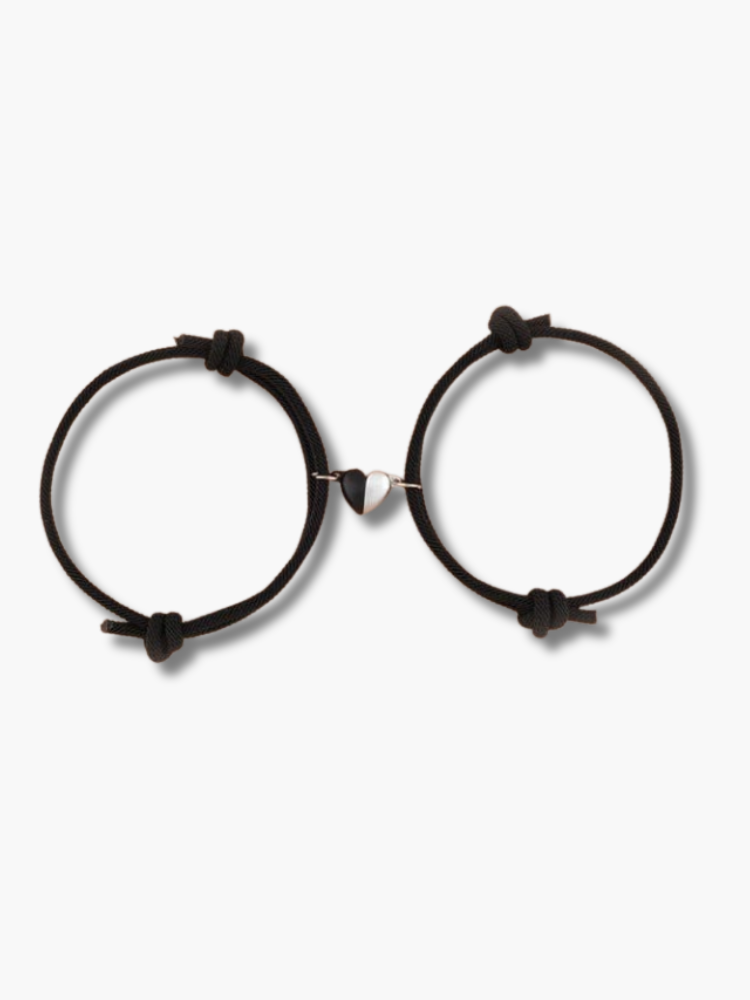 Couples Heart Magnetic Bracelets