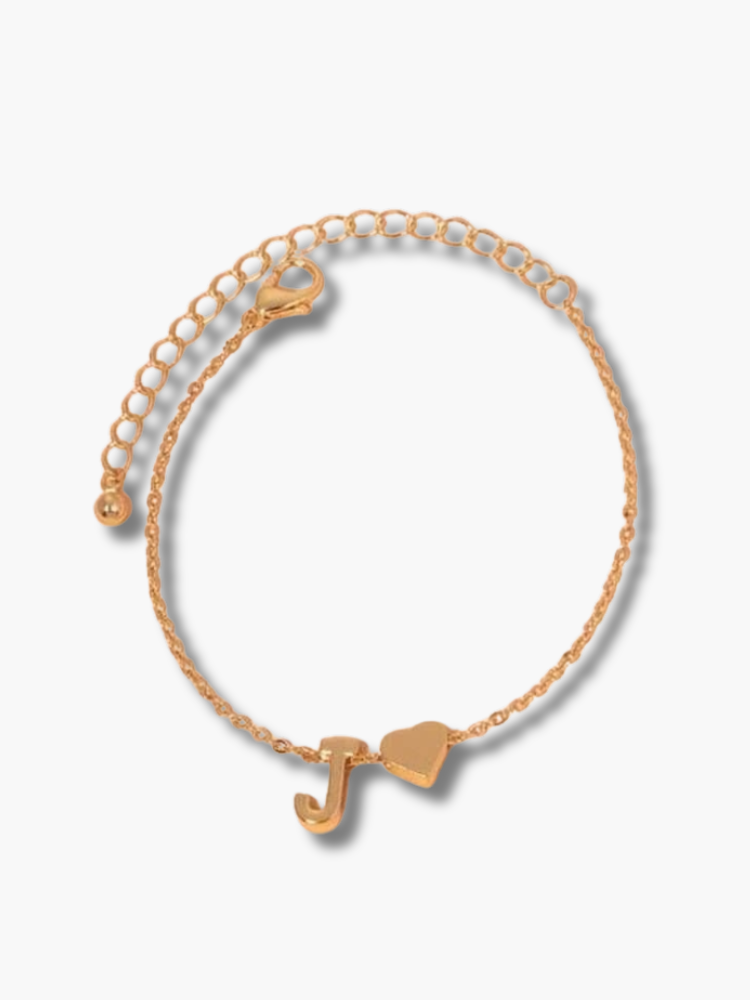 Couples Initial Bracelets