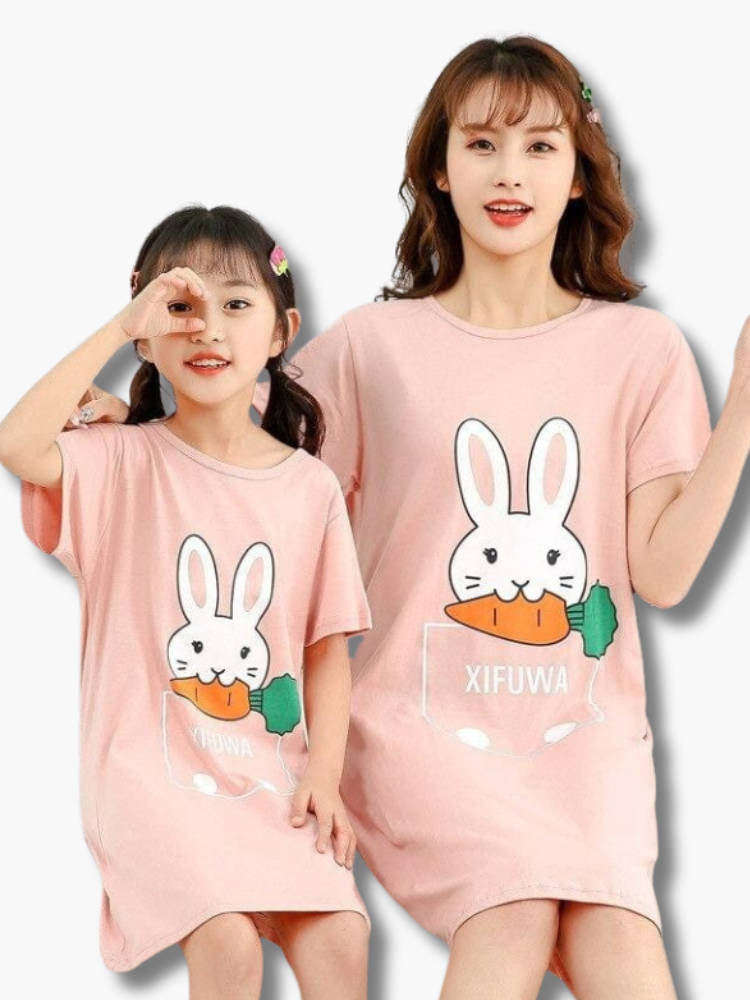 Cute Matching Mother Daughter Pajamas