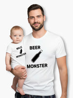 Daddy and Me Monster T-shirts