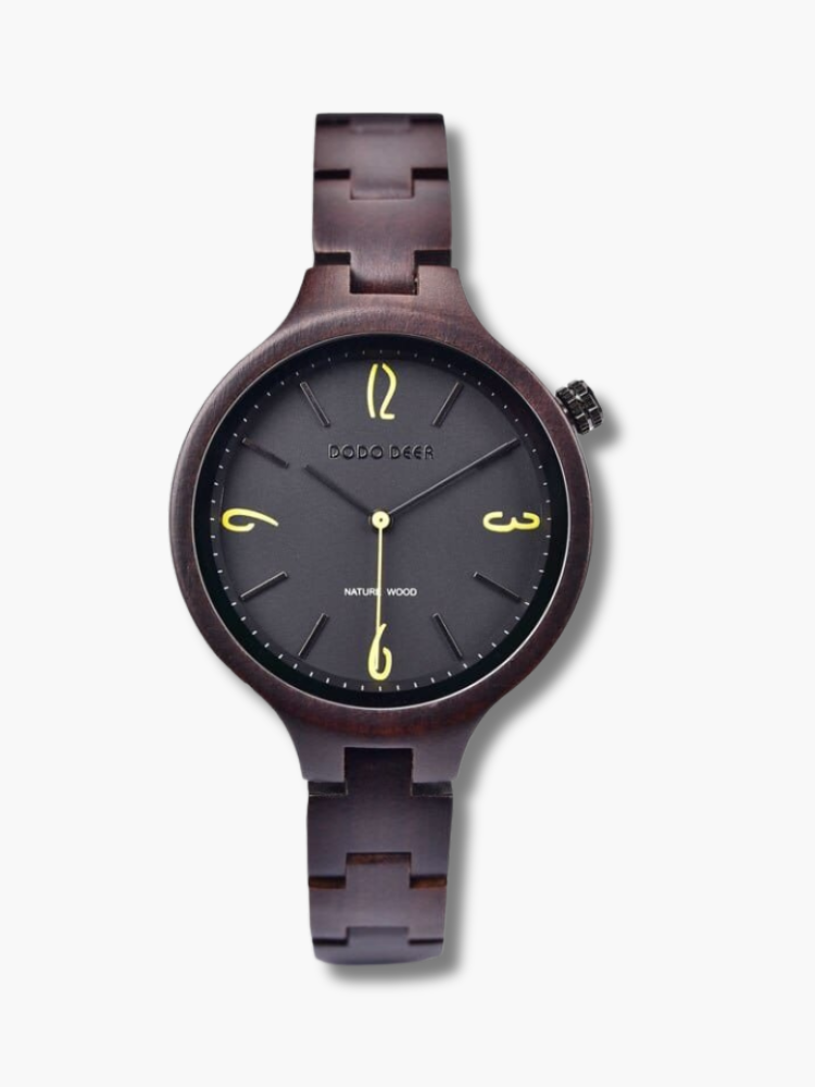 Dark Wood Couple Watches