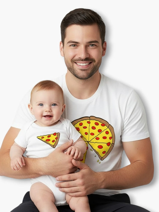 Daughter and Dad Pizza T-shirts