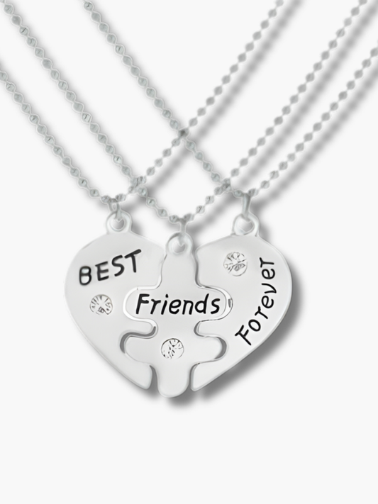 Best Friend Gifts Puzzle Piece Necklace for3