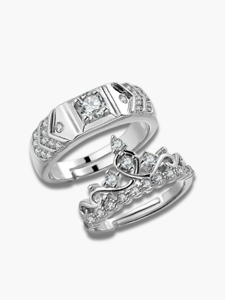 Crown Couple Rings