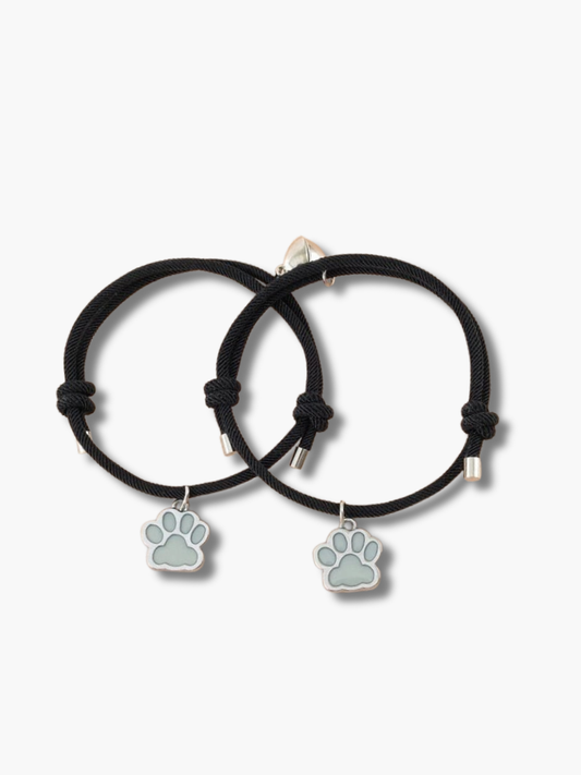 Dog Paw Bracelet for Couple