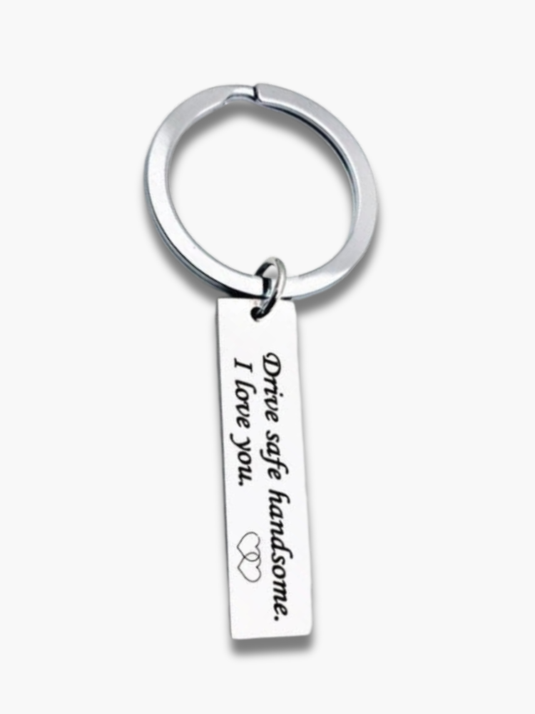 Drive Safe Keychain for Couples