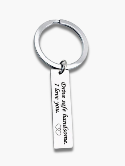 Drive Safe Keychain for Couples