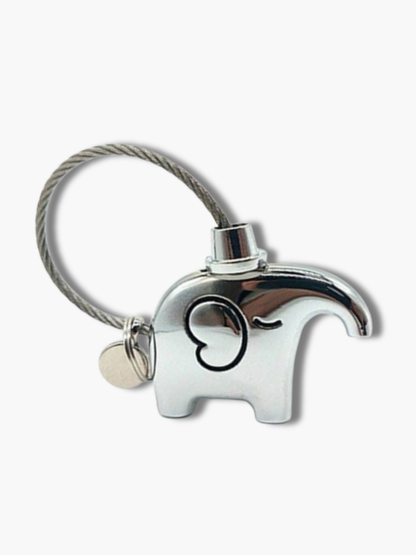 Elephant Couple Keychain