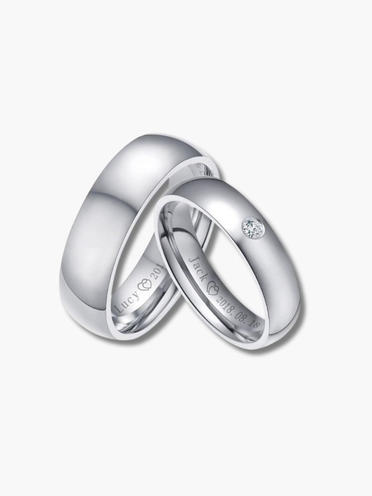 Engraved Couple Ring