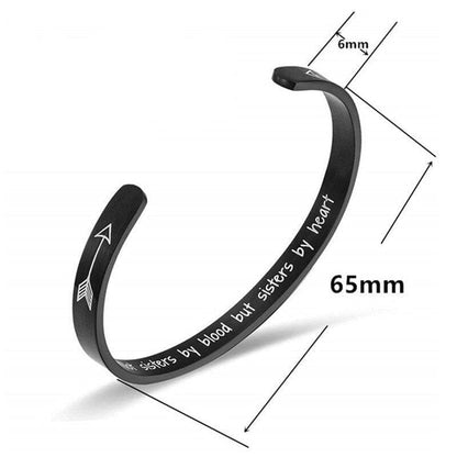 Engraved Sister Bracelets