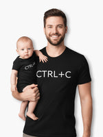 Father and Son matching Copy-paste T-shirts