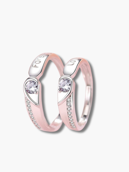 Forever Couple Heart Ring