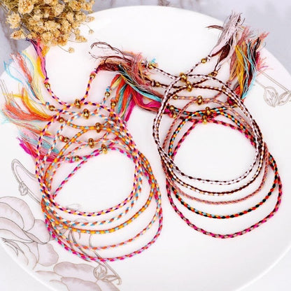 Friendship Bracelets with String