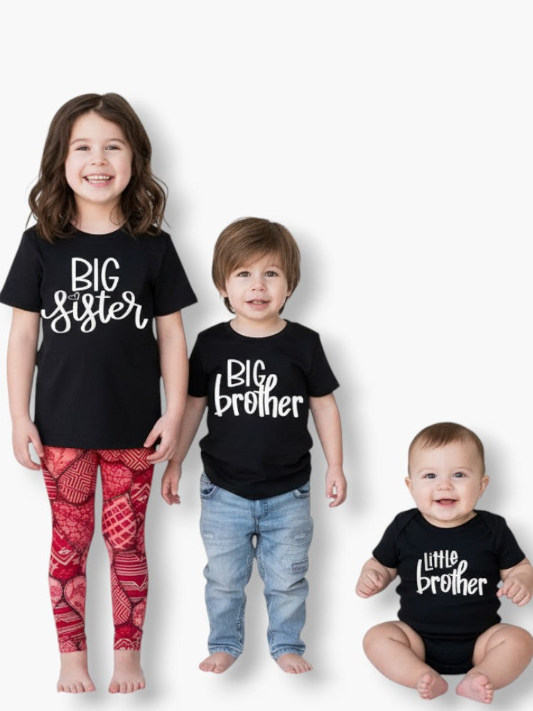 Funny Sibling Shirts for 3