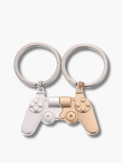 Gamer Themed Couple Keychains