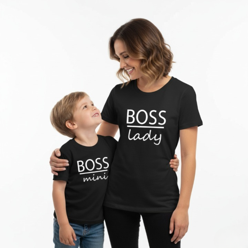 Mother and Son Boss T-shirt