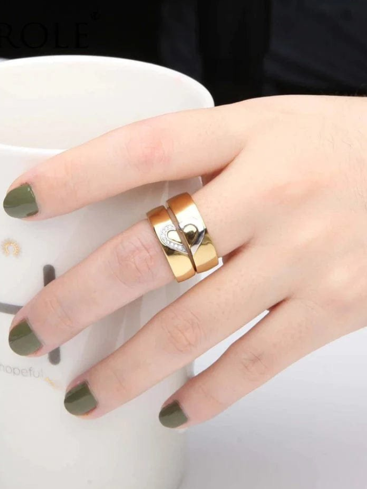 Gold Promise Rings for Couples