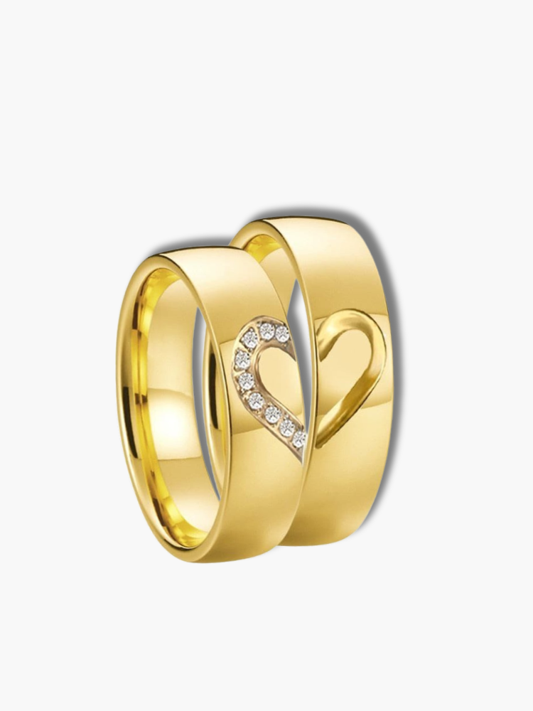 Gold Promise Rings for Couples