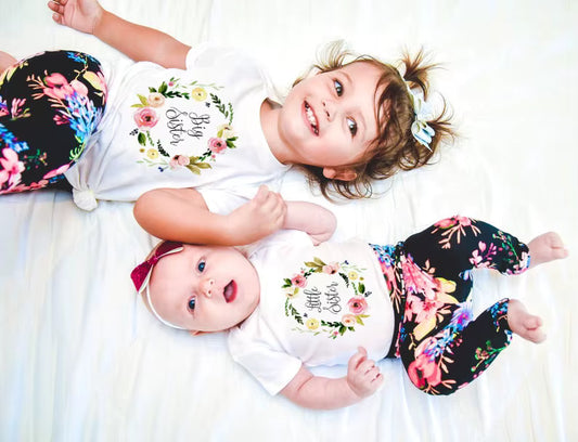 Floral Matching Sister Tees