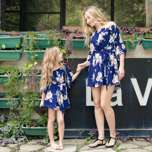 Mommy and Me Matching Mini Floral Dress