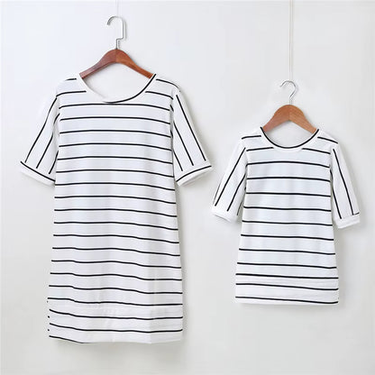 Mum and Daughter Matching T-Shirt Dresses