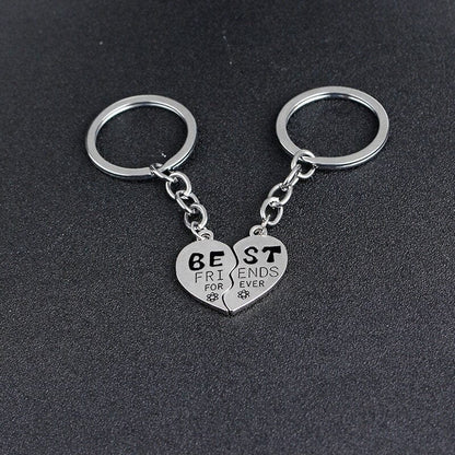 Half Heart Best Friend Keychains