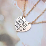 Half Heart Sister Necklace