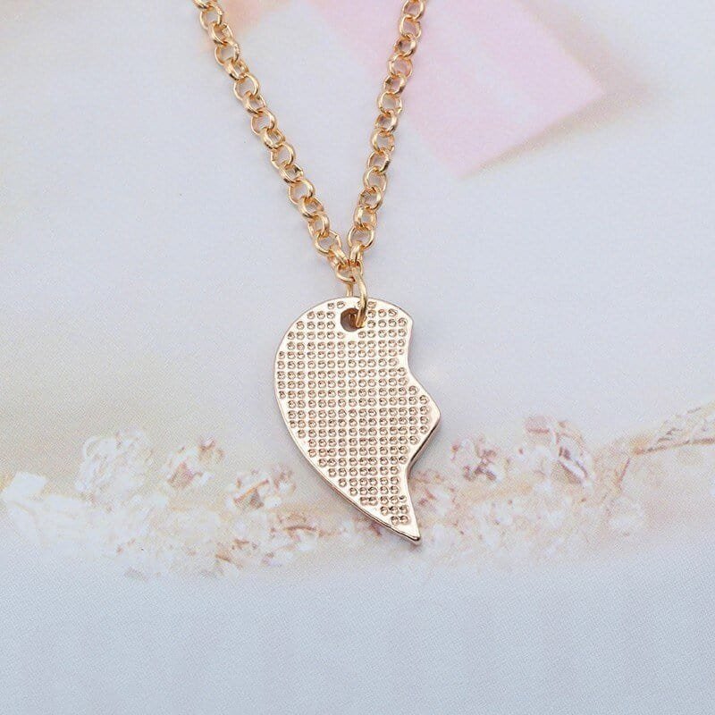 Half Heart Sister Necklace