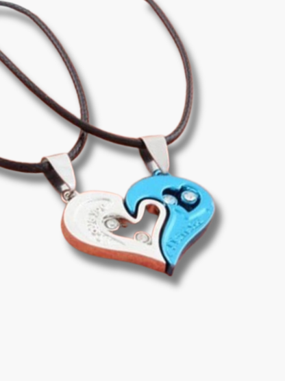 Heart Magnetic Necklace for Couple