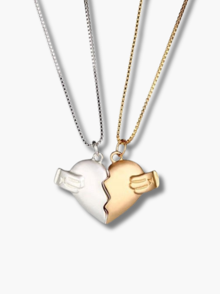 Heart Magnetic Necklace for Couples