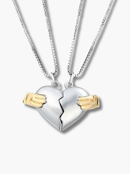 Heart Magnetic Necklace for Couples