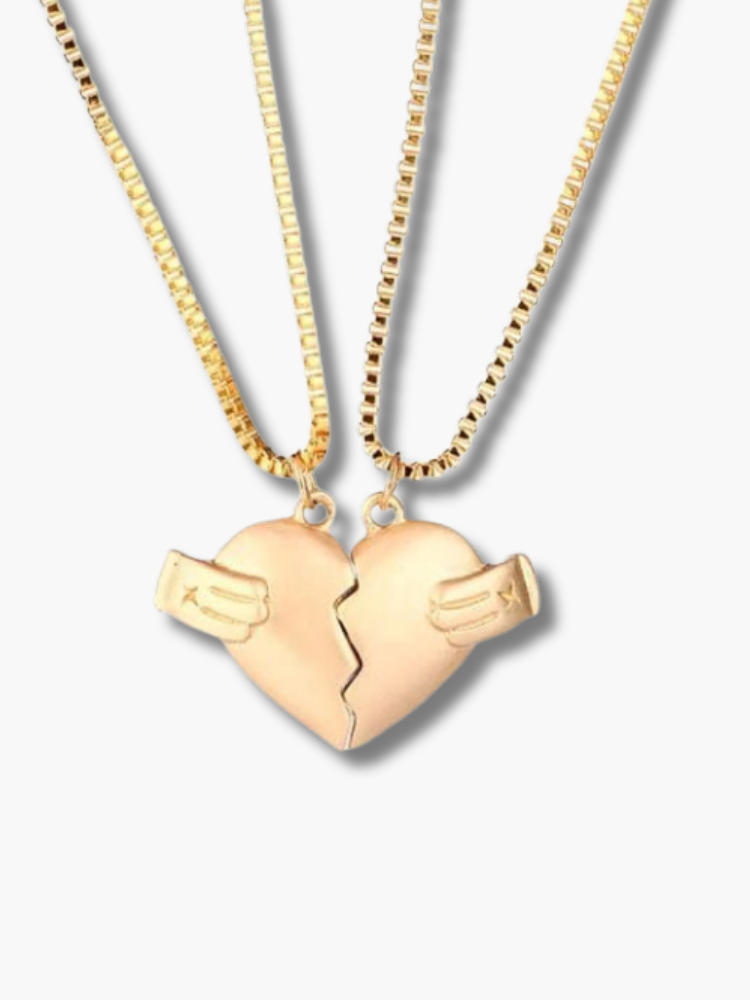 Heart Magnetic Necklace for Couples