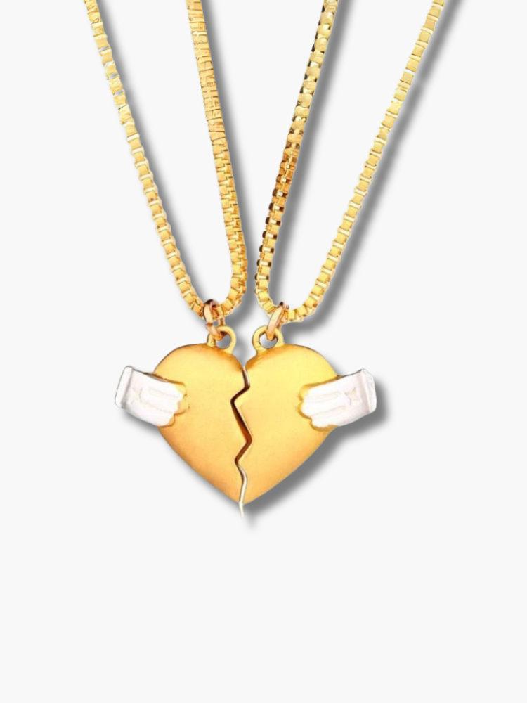 Heart Magnetic Necklace for Couples