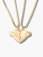 Heart Magnetic Necklace for Couples