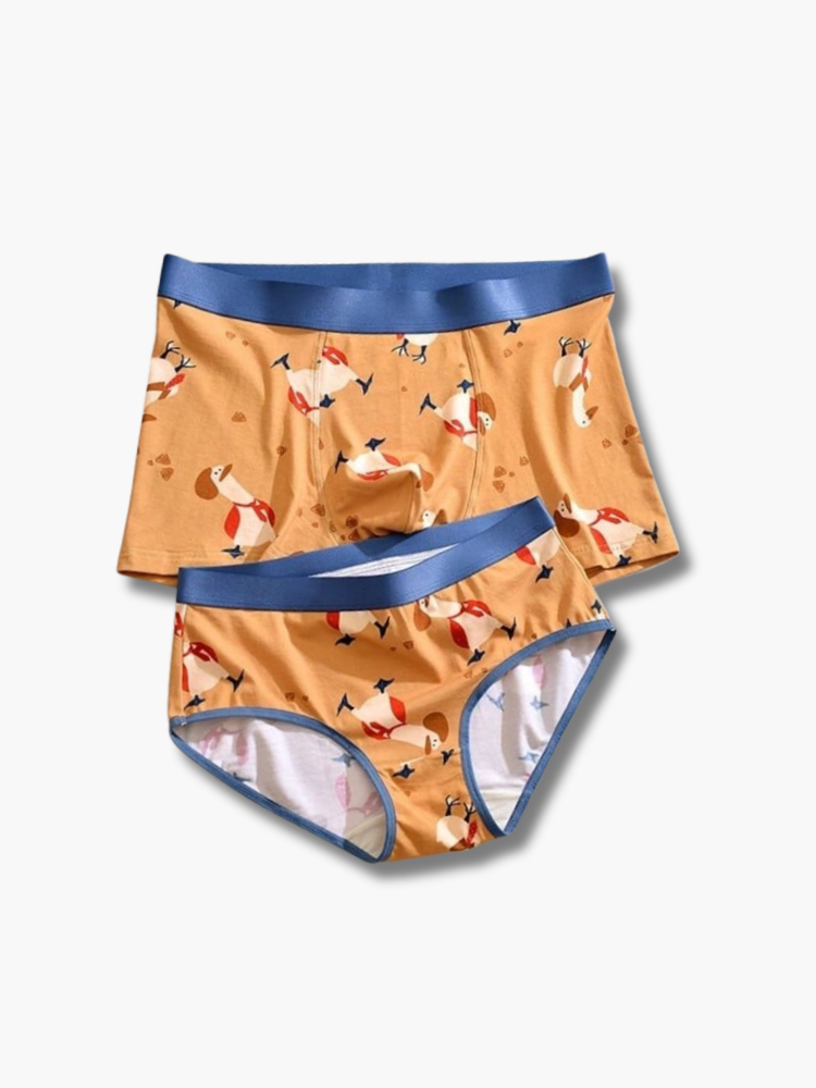 His and Hers Matching Underwear
