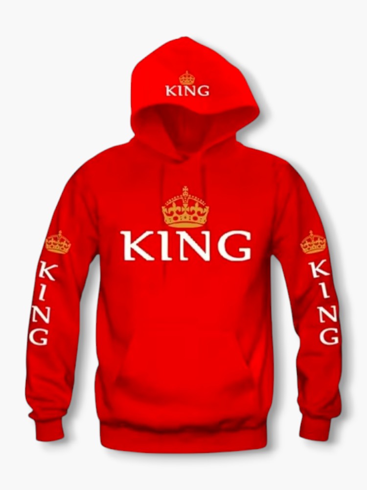 King & Queen Hoodies for Couples