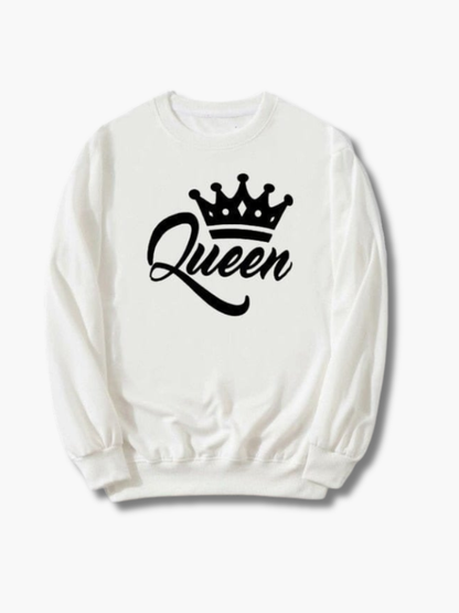 King & Queen Matching Couple Sweatshirts