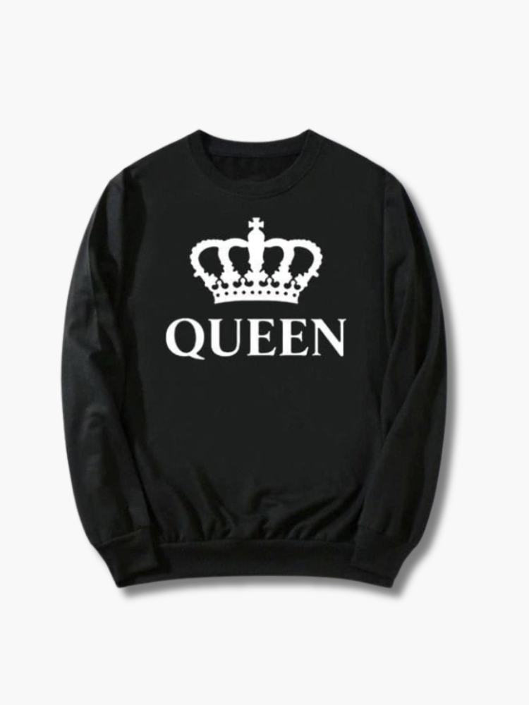 King & Queen Matching Couple Sweatshirts