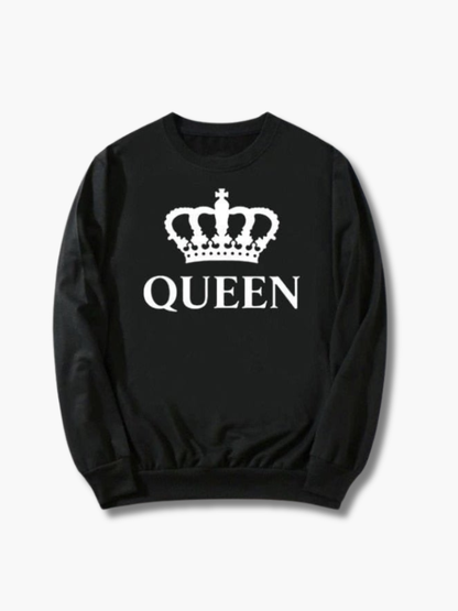 King & Queen Matching Couple Sweatshirts