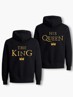 King and Queen Couple Hoodies